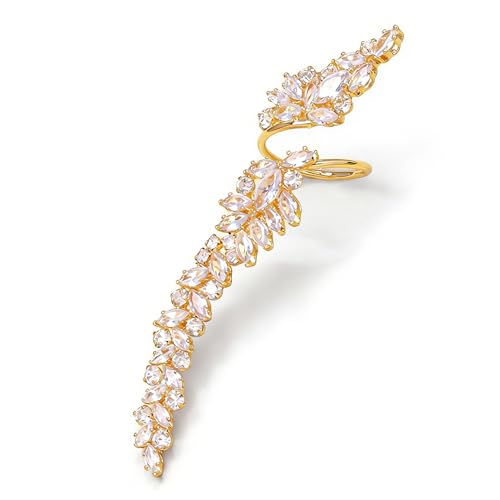Bague de phalange strass femme dorée pour illuminer vos soirées
