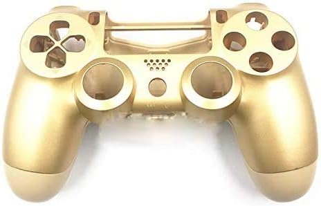 Replacement Protector Front Shell Housing Case Cover for Sony PlayStation 4 PS4 Pro Wireless Dualshock 4 Pro JDM-040 Controller Gold