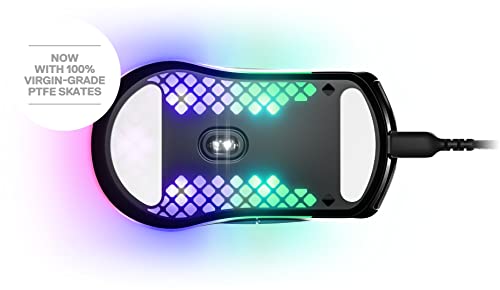 Image of (Refurbished) SteelSeries Aerox 3 | Super Light Gaming Mouse | 8,500 CPI TrueMove Core Optical Sensor | Ultra-Lightweight 59g Water Resistant Design | 100% Virgin Grade PTFE Feet - Onyx USB