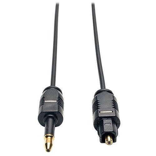 TRIPP LITE A104-02M Ultra Thin TOSLINK to Mini TOSLINK Digital SPDIF Audio Cable 2M,Black