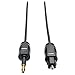 TRIPP LITE A104-02M Ultra Thin TOSLINK to Mini TOSLINK Digital SPDIF Audio Cable 2M,Black