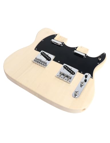 Fistrock DIY SBD Electric Guitar Kit Tele Style Double Neck Diy Guitar Kit Right Handed thumb #7