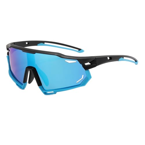 [VQXARDJH] Large-frame outdoor sports polarized photochromic sunglasses for men with UV protection(Xsy9932pblackframebluefilm)