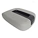 Mievlyo Center Console Lid Armrest Cover Gray Fit for Chevy Silverado Suburban Tahoe GMC Sierra Yukon 1500 250 3500 2007-2014, Replacement Center Console Arm Rest Cover