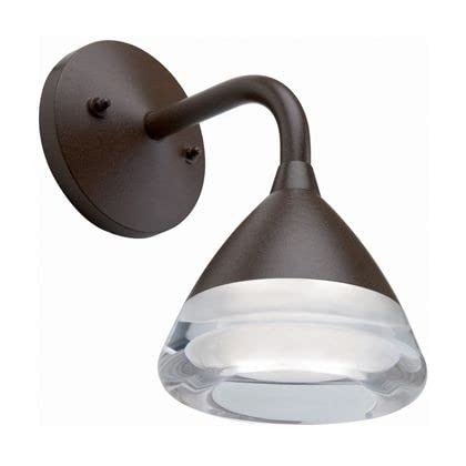 Applique murale LED 20W ligne Graal corten 3000K au design architectural épuré