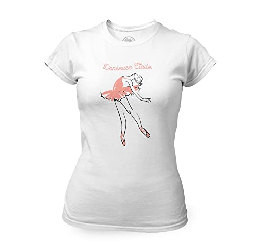 Fabulous T-Shirt Femme Col Rond Danseuse Etoile Illustration Ballet Dessin Cover