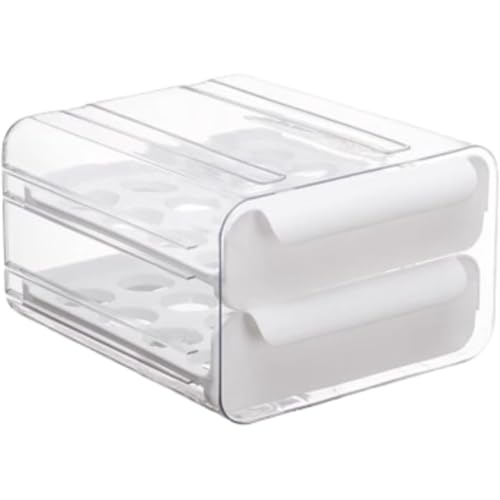 AKILER�ʎq���[�P�[�X���p�b�N���{�b�N�X���ی�P�[�X�①�Ɏ��[����2�w�ۑ��e���e�ʈ����o���^�C�v�����G�b�O�I�[�K�i�C�U�[�g���C�ςݏd�ˉ\�z�[���s�N�j�b�N�①�ɗⓀ�ɔ��F (�z���C�g)