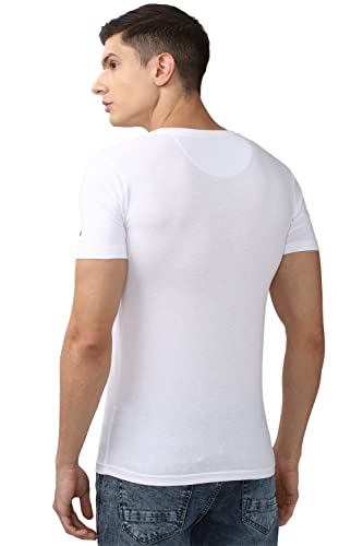 Image of Peter England Men's Cotton Slim Fit T-Shirt