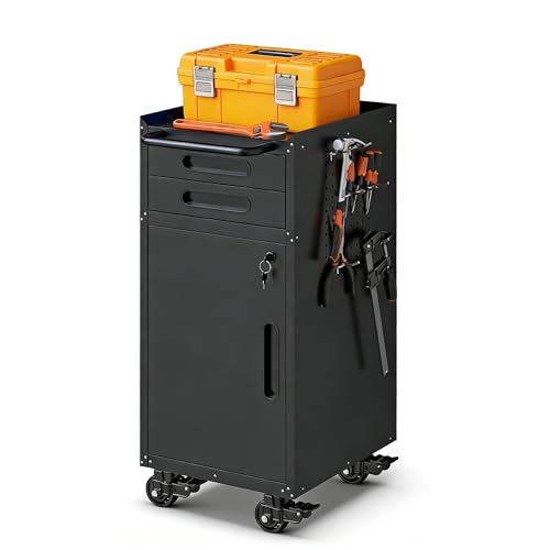 Image of Metal Storage Cabinet for Garage, Tool Cabinet, Utility Cabinet