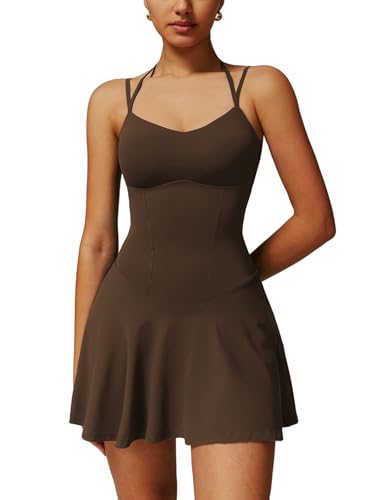 Tenue de tennis femme anti-transpiration avec short actif à poches balles
