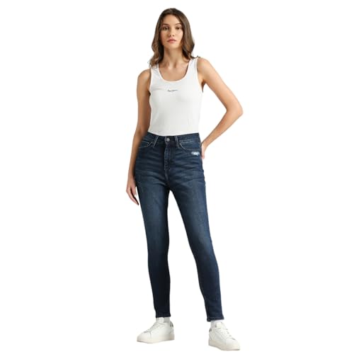 Image of Pepe Jeans Women's Skinny Fit High Rise Jeans