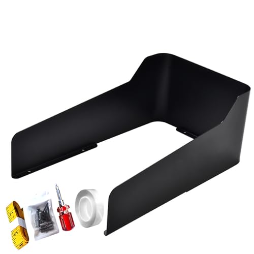 ZYLEDW Copri Citofono Campanello da Esterno, Copertura Protettiva per Campanello Impermeabile antiriflesso, Copertura Antipioggia per Campanello in Metallo