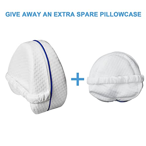 Vertdens Leg Pillow, Additional Give Away Value $11 Spare Pillowcase, Knee Pillow For Side Sleepers, Leg Pillows For Sleeping ,Knee Cushion For Sleeping ,Suitable For Relieving Leg, Back, Knee Pain… #TOP1