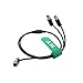 HangTon Audio Y Cable for Zaxcom QRX200 Lectrosonics SRc5P Receiver to Camera Mixer Recorder, Low-Profile TA5F to TA3F 20