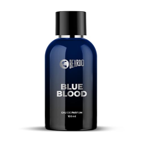 Beardo Blue Blood Premium Perfume for Men 100 ml | Eau De Parfum Intense, Aromatic, Aquatic Premium Scent | Perfume for Men Long Lasting Smell | Premium Gift For Man | Perfume For Man