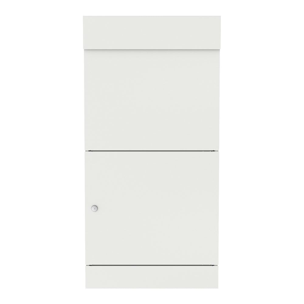 KNOBLOCH Paketbox Montreal | XXL-Paketkasten für viele Pakete | für alle Lieferdienste | Weiß
