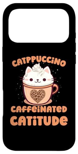 Catppuccino JtFC Catitude ʔ JCC R[q[ L X}zP[X iPhone 17 Pro Max p
