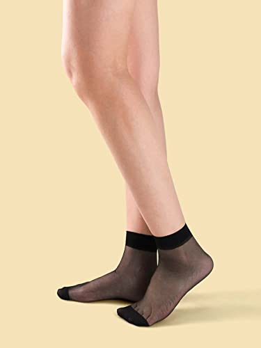 OYOANGLE Women's 3 Pairs Solid Over the Calf Sheer Mesh Socks Knee High Stocking4