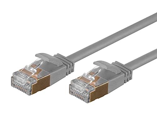 Cable Ethernet Monoprice Cat6A Patch 2 Metros Gris (5 Unidades) miniatura 1
