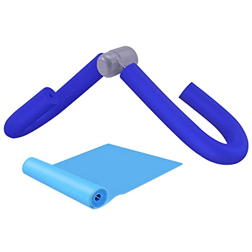 YNXing Équipement de fitness pour affiner les jambes, muscler les pectoraux, les hanches Appareil d'entraînement familial, Bleu 2 Cover