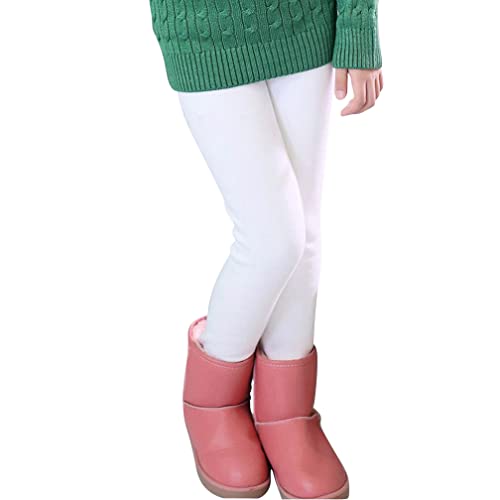Girls Leggings Fleece Lined Leggings Thermal Trousers Cotton Kids Pants Winter Thick Leggings Tights