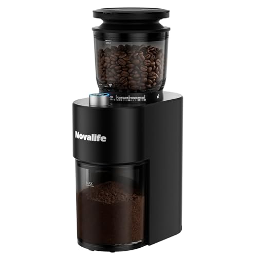 Coffee Grinder, Electric Coffee Bean Grinder with Anti-Static...