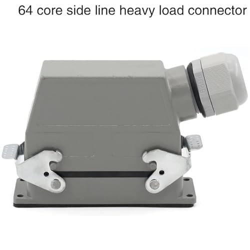 Conector Rectangular de 64 pines con sistema de engarzado seguro y salida de línea lateral 2