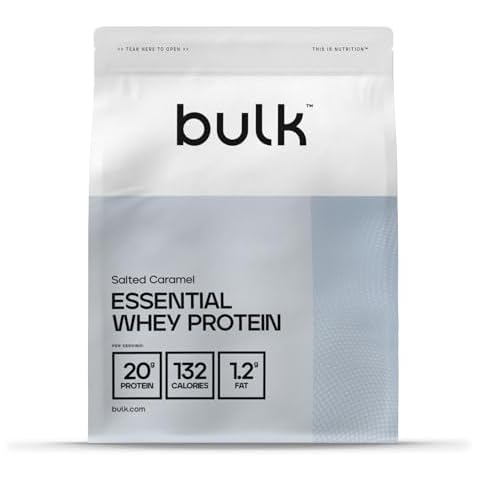 Bulk Essential Whey Protein Shake, Salted Caramel Cover