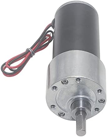 JGB37-31ZY permanent magnet DC motor 12v 24v large torque can be adjusted speed can be CW CCW miniature reduction motor - (Speed(RPM): 1270rpm, Voltage(V): 12Vmotor and bracket)