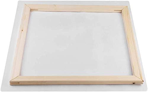 DIY Solid Wood Canvas Frame Kit 16 x20 Inch for Oil Painting & Wall Art - Wooden Art Frames with Thumb Tacks(4 Strips)