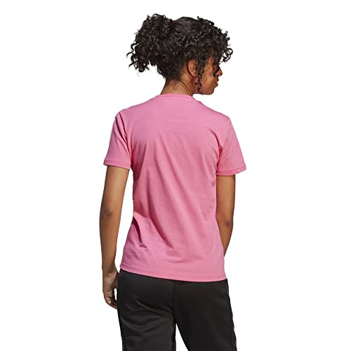 Camiseta Adidas 3 Listras Feminino Rosa
