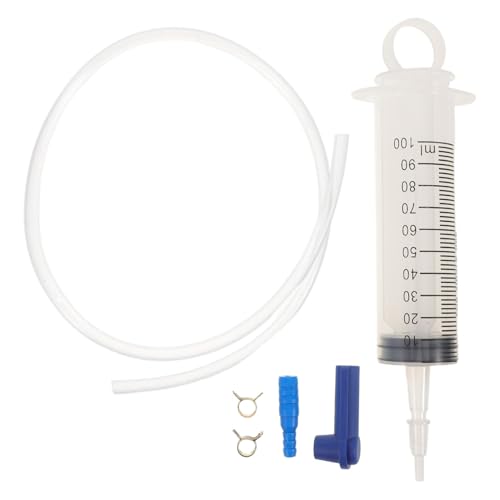 FOMIYES Extractor Manual de Fluidos Automotriz 1 Juego con y Manguera para Cambio de Aceite y Líquido de Frenos Bomba de Transferencia Resistente y Portátil para Mantenimiento Automotor