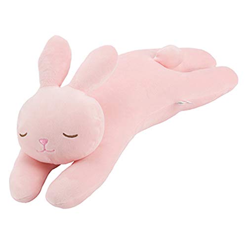 MINISO Bunny Plush Toy 16.5â€œ Lovely Soft Plushies Stuffed Animal Rabbit Doll Gift Pillow for Boy Girl Pink