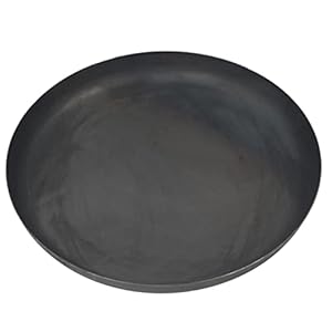 Fire World - Robuste Feuerschale Klöpperboden 80 cm | Pflanzschale aus hochwertigem Stahl | Ideal für gemütliche Abende unter Freunden | Für Terrasse, Garten und Camping