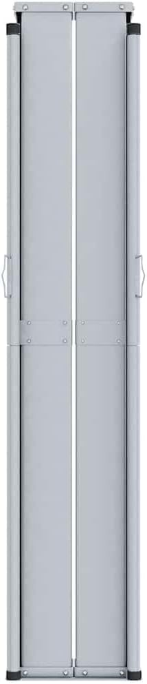 Retractable Side Awning 236.22 x 78.74 Inches, Outdoor Privacy Screen for Patio, Garden, Balcony, Heavy-Duty Metal Frame with Adjustable Shade Divider