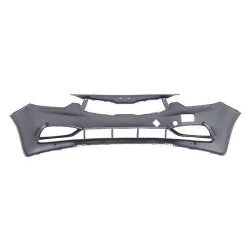 Image of FitParts Compatible with Kia Forte 2014-2016 Front Bumper Cover | Primed, Without Parking Sensor Holes, Sedan /Hatchback, Ready to Paint, OEM 86511A7000, KI1000163