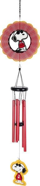 Spoontiques Snoopy Wind Spinner Chimes - Outdoor Garden Décor - Decorative Chimes for Yard, Garden, Backyard and Patio Decoration