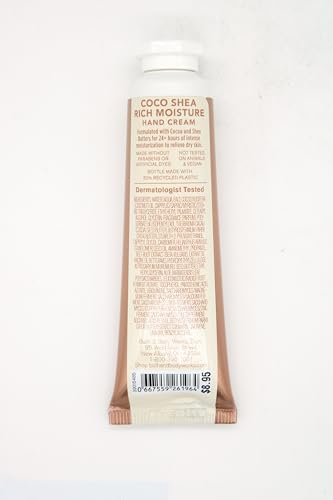 Coco Shea, Bath and Body, Rich Moisture Hand Cream, 1 fl oz
