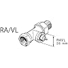 Danfoss Aero Ravl, Thermostatic Radiator Valve with Gas-Filled Thermostatic Bellow and Buil-in-Sensor