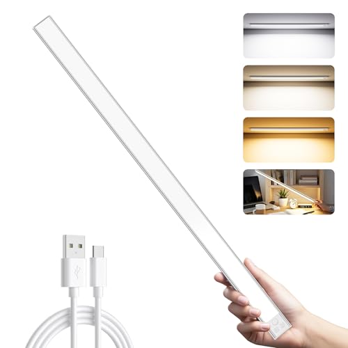 OUILA Armoire Lampe LED Dimmable USB-C Rechargeable 3 Températures de Couleur pour Cuisine