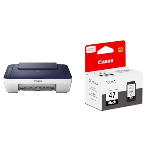 Image of Canon PIXMA E477 All in One (Print, Scan, Copy) WiFi Ink Efficient Colour Printer for Home /Student