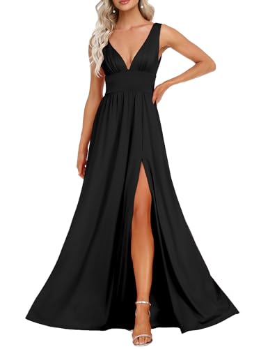 Ever-Pretty Women's V-Neck Sleeveless Wedding Guest Dress