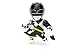 Jada Toys Metals Power Rangers 4" Classic Figure - Black Ranger (M401) Toy Figure