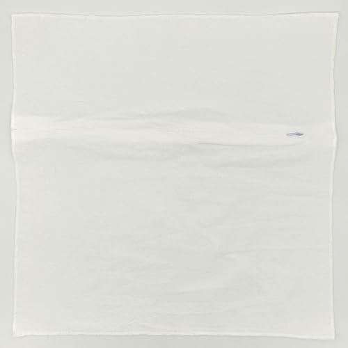 Image of Howie's Needlepoint Cushion Back with Zipper, Set of 2 Cotton Cushion Backs for Any 16x16 Inch Cushion (White)