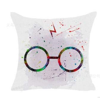 Fugift Home Decorativo Harry Potter Style Sofá Funda de cojín Funda de Almohada para sofá o Cama Funda de cojín Funda de Almohada para sofá...