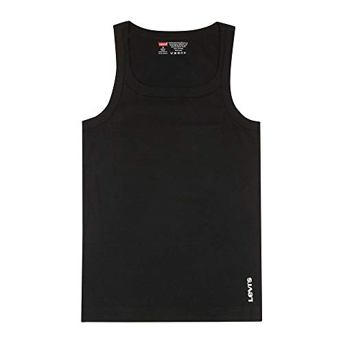 Image of Levi's 015 Classic Vest for Men | 100% Rib Cotton | Breathable Fabric | Round Neck Sleeveless Men's Vest | Soft & Durable | Freedom of Movement | Tagless & Zero Irritation Comfort | Pack of 1