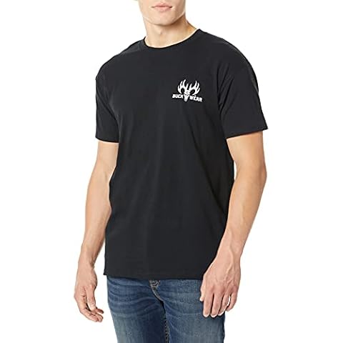 Buck Wear Men's Gun Safety Rule T-Shirt, Black, 2X Cover