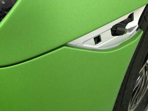 Image of WALLMATE Matt Metallic Apple Green Car Sticker Self Adhesive Bubble Free Vinyl Wrap for Car, Scooty, Cycle, Bike and Other Vihicle Interior & Exterior Decoration (Apple Green, 20X84 in)