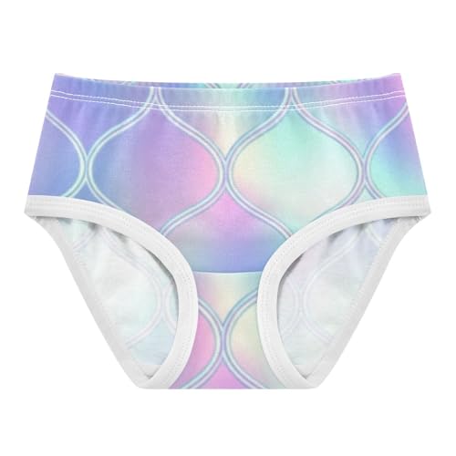 Soft Lattice Pastel Toddler Girls Underwear 2t Cotton Little Girl Panties Stylish Kids Undies Briefs