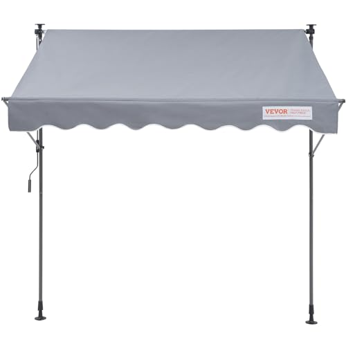 Vevor MANUAL RETRACTABLE AWNING 118×47IN Manual Retractable Awning, 118 Inch Outdoor Retractable Patio Awning Sunshade Shelter thumb #8